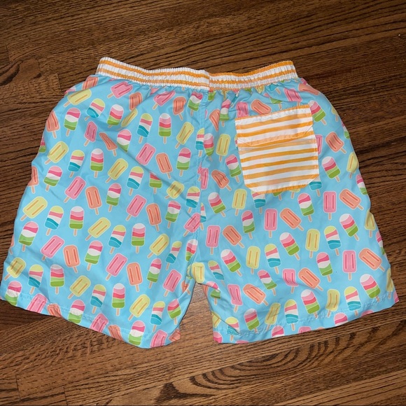 new men's the oaks apparel swim trunks popsicles - Picture 2 of 2
